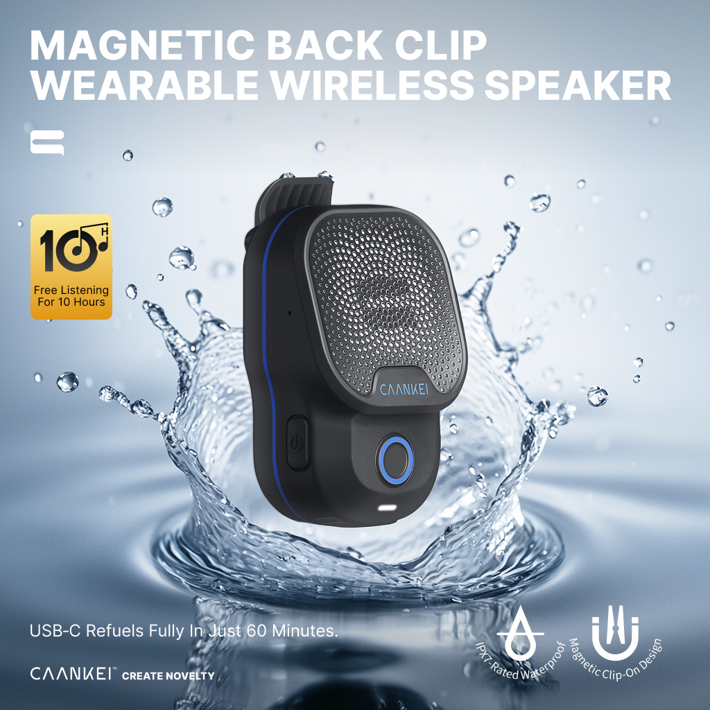 Portable Bluetooth Speaker Waterproof Ipx7 - Altoparlante Bluetooth indossabile Altoparlanti portatili impermeabili