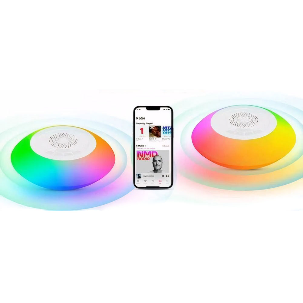 Portable Bluetooth Speaker Waterproof Ipx7 - Altoparlante Galleggiante per Piscina con Luci