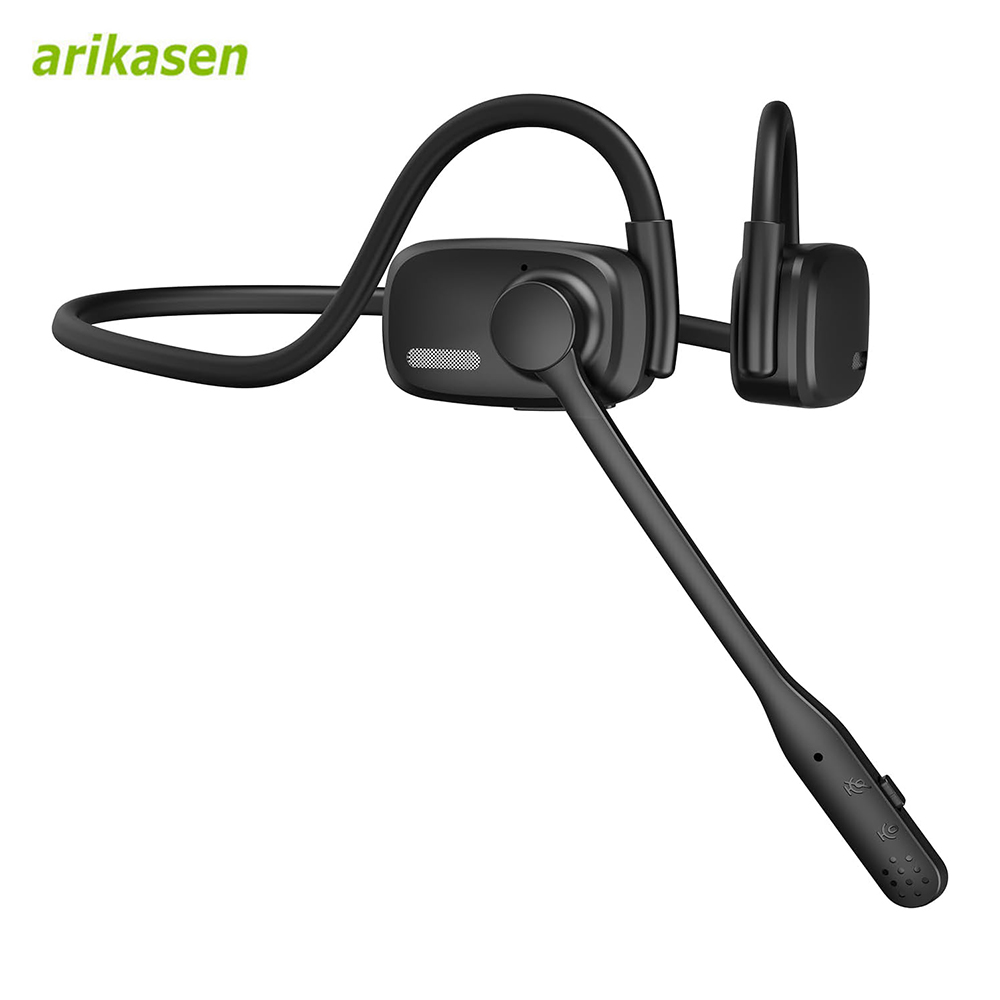 Open Ear Air Conduction Headphones - Cuffie Bluetooth con microfono Boom Cancellazione
