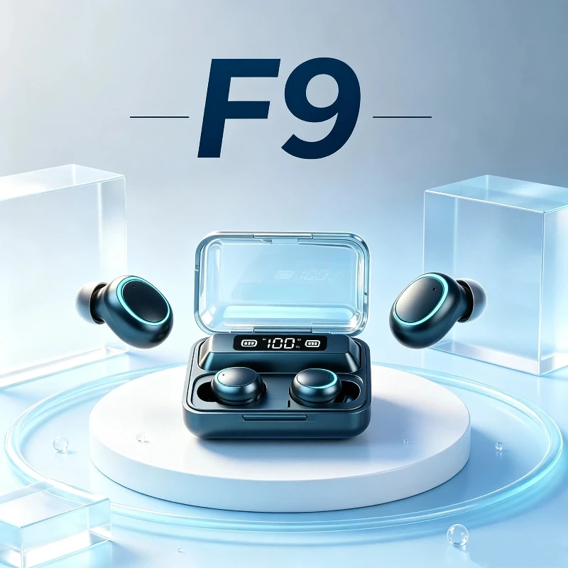 Tws Earbuds Bluetooth 5.3 - Nuove Cuffie Bluetooth F9, Auricolari Sportivi