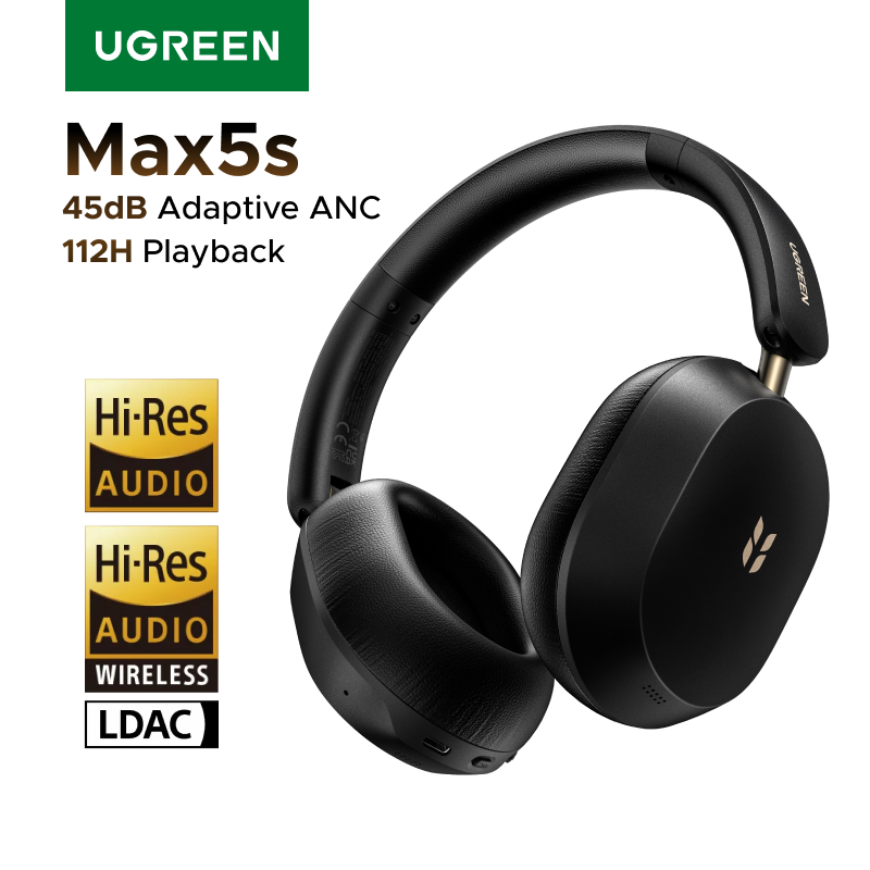 Anc Wireless Over Ear Headphones - Cuffie Bluetooth Wireless Over-ear UGREEN Max5s