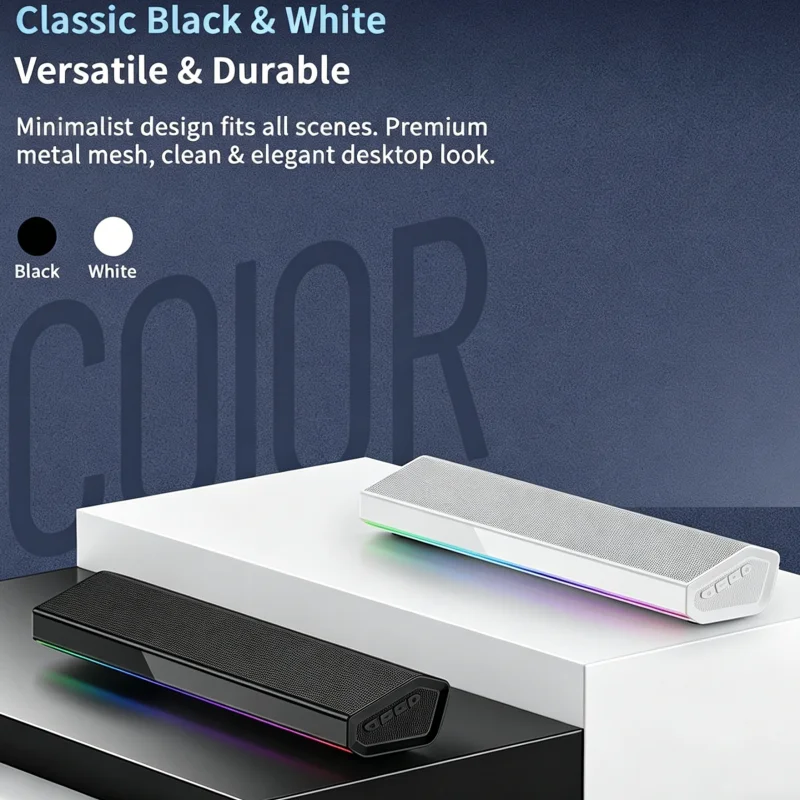 Altoparlante Bluetooth 5.4 con - Rgb Computer Soundbar For Pc recensione e prezzo