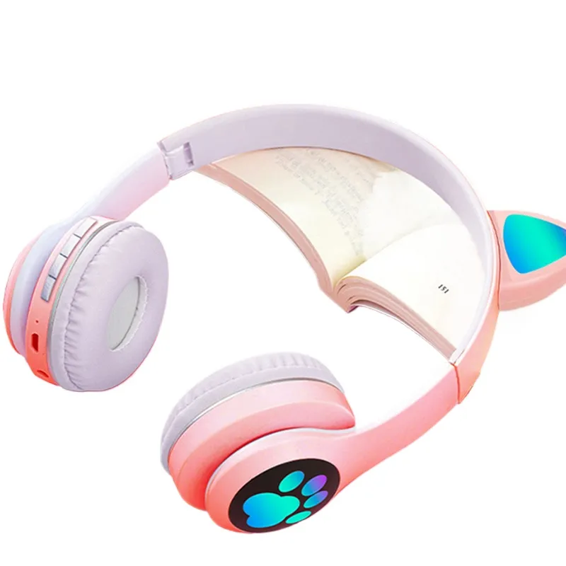 Cuffie Wireless a Orecchie di  - Cat Ear Bluetooth Headset Led recensione e prezzo