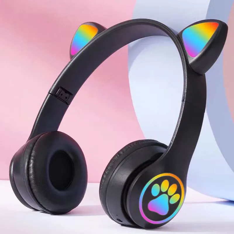 Cuffie Wireless a Orecchie di  - Cat Ear Bluetooth Headset Led recensione e prezzo