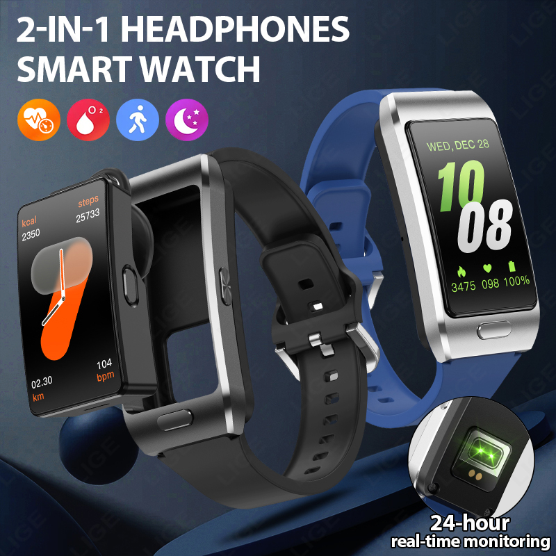 LIGE Nuovo Smartwatch con Auri - Tws Earbuds Bluetooth 5.3 recensione e prezzo