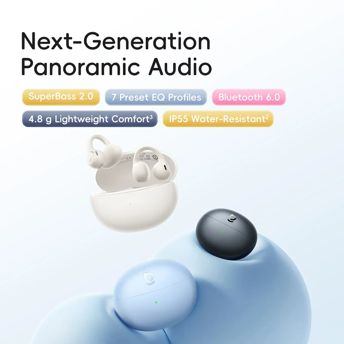 Auricolari Open-Ear Baseus Bas - Open Ear Air Conduction Headphones recensione e prezzo