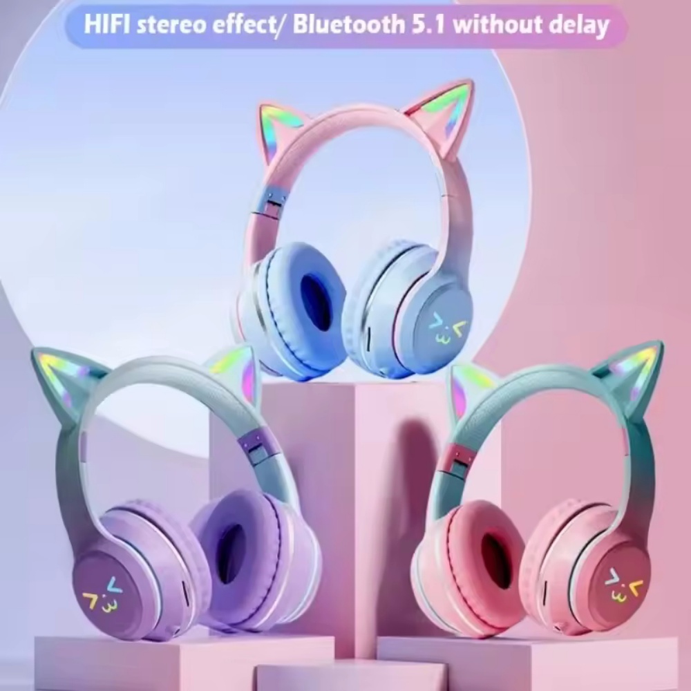 Cuffie wireless sfumate RGB si - Type C Wired Earphones With Mic recensione e prezzo