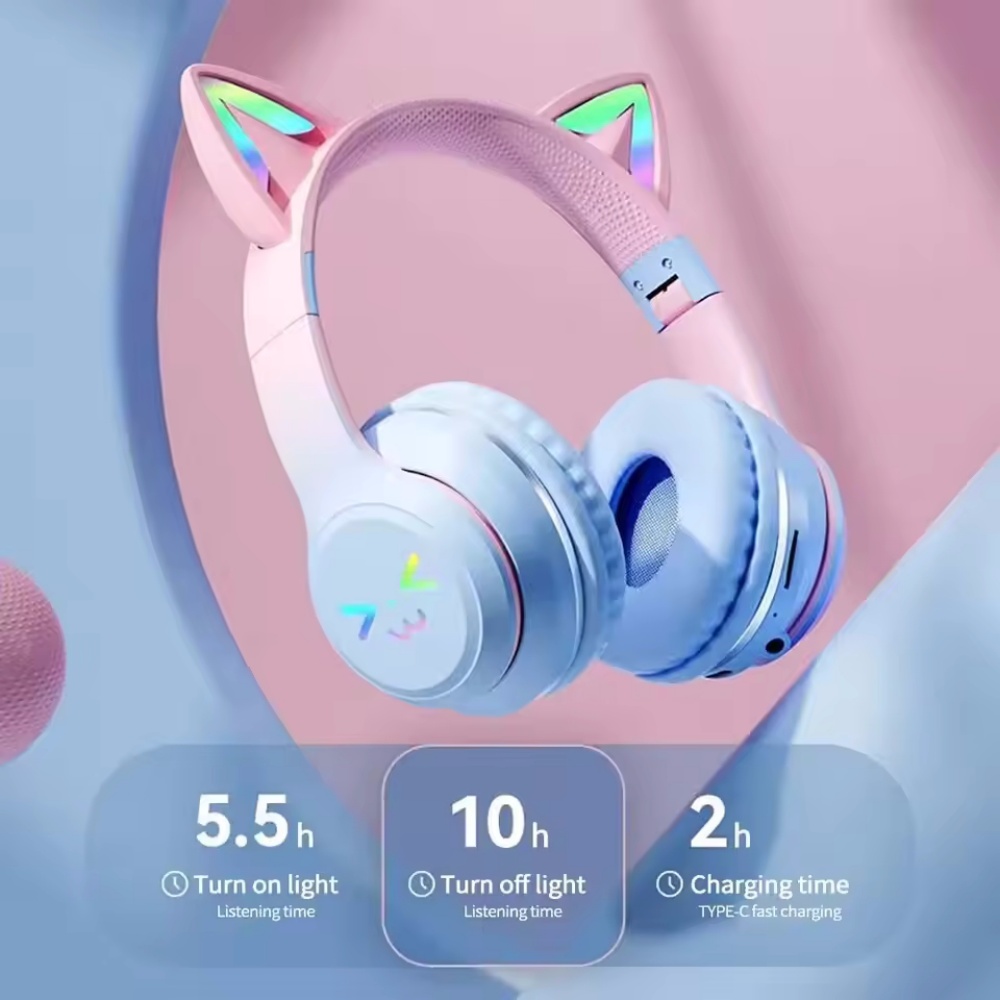 Cuffie wireless sfumate RGB si - Type C Wired Earphones With Mic recensione e prezzo