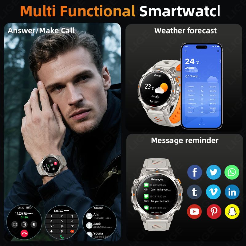 LIGE Robusto GPS Track Astuto  - Smartwatches recensione e prezzo