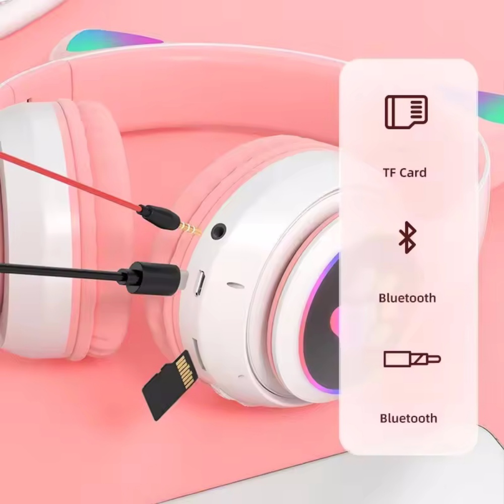Cuffie Bluetooth con Orecchie  - Cat Ear Bluetooth Headset Led recensione e prezzo