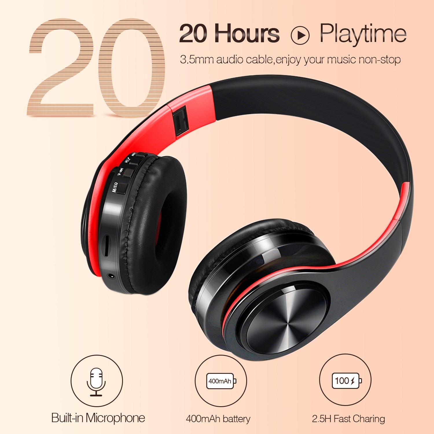 CATASSU Auricolare Cuffie Blue - Anc Wireless Over Ear Headphones recensione e prezzo
