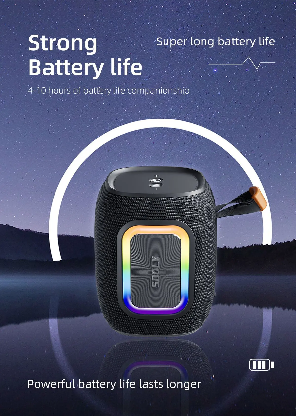 SODLK T26 Mini Altoparlante Bl - Portable Bluetooth Speaker Waterproof Ipx7 recensione e prezzo